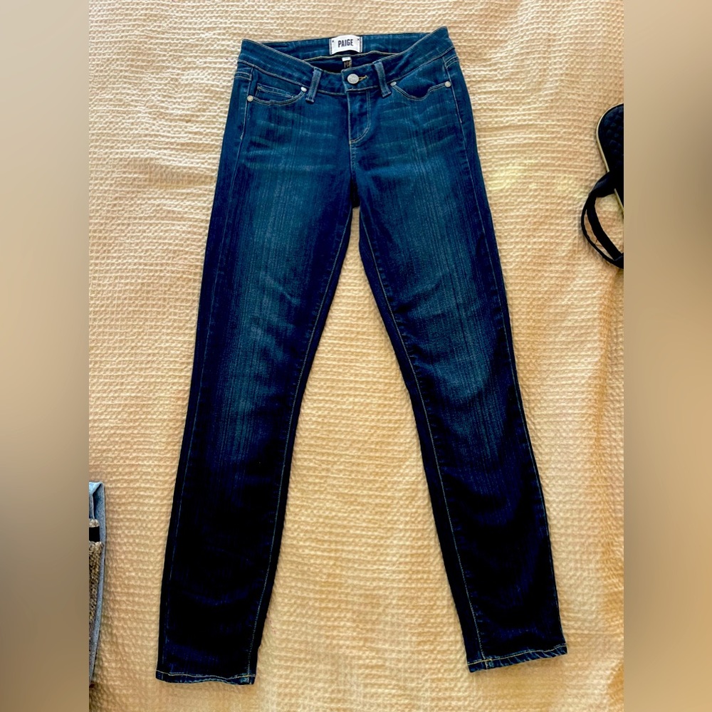 Paige Jeans  Verdigo ankle dark wash